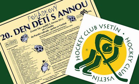Hokejov nbor na dtskm dni s Ondejem Nmcem a Jakubem tpnkem