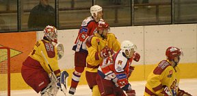 Přesilová hra v podání Havlíčkova Brodu. - Dukla Jihlava Havlíčkův Brod