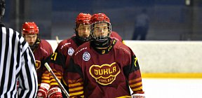 Daniil Duka po gólu - dorost Chomutov