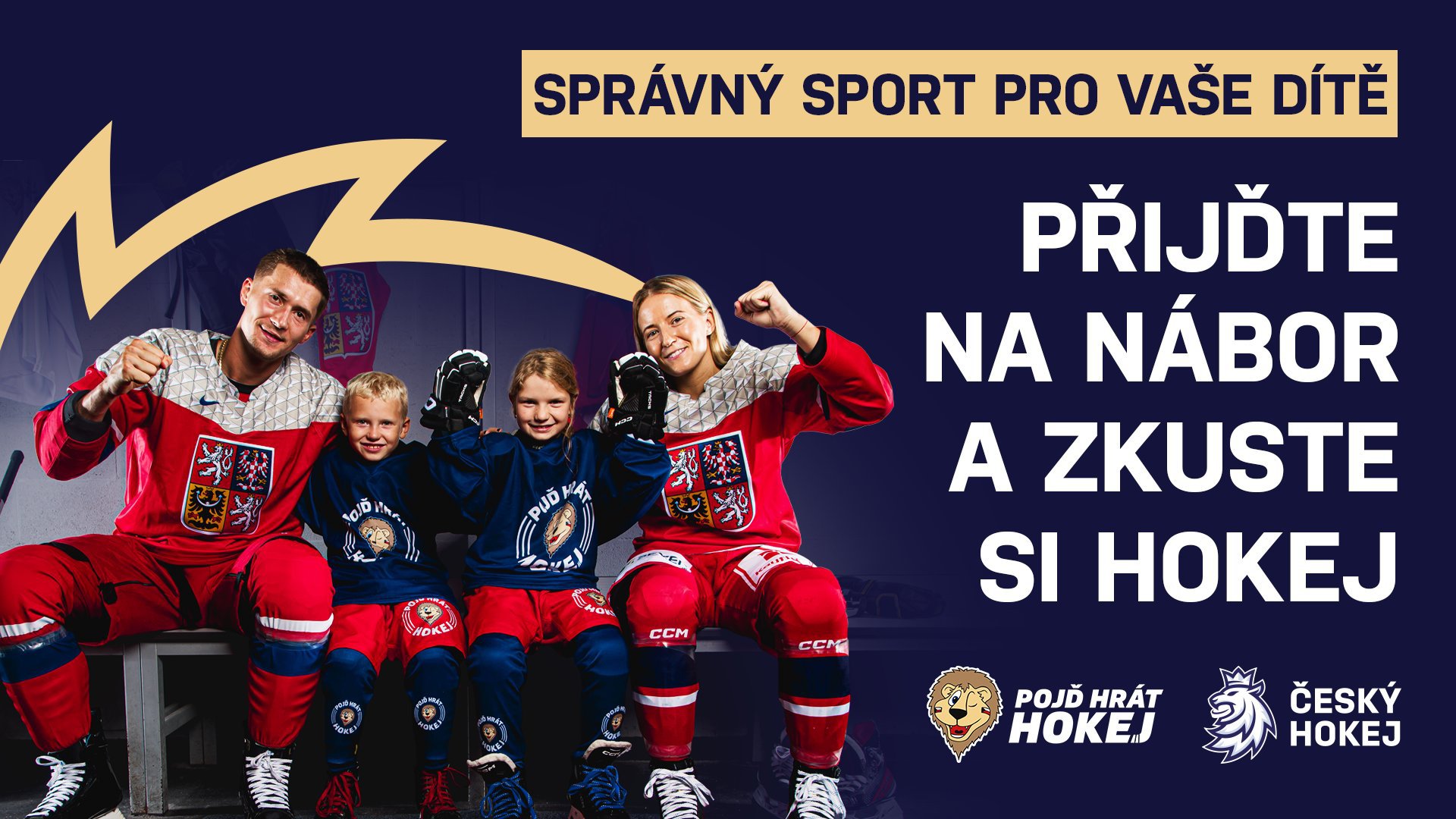 Přijďte 22. ledna od 15:00 hodin s dětmi na nábor a užijte si spoustu hokejové zábavy!