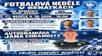 DOMÁCÍ ZÁPAS PROTI MFK CHRUDIM VE SLAVNOSTNÍM HÁVU!