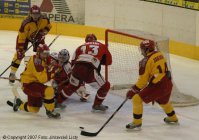 Šance z hole Oldy Bakuse brankou neskončila. - Dukla Jihlava Prostějov Oldřich Bakus