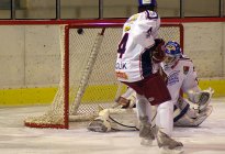 Vladimír Holík s Jakubem Štěpánkem. - Jihlava Dukla Sareza Ostrava