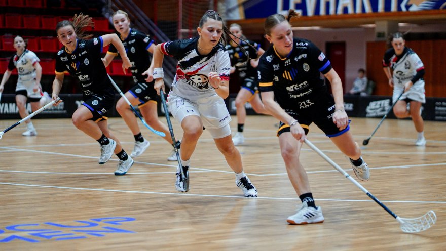 Florbalistky Chomutova tvrd narazily na Ostravu, domc srii nezaaly dobe